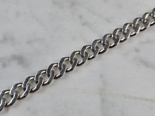 Load image into Gallery viewer, Womens Vintage Estate Sterling Silver Chain Link Bracelet 9.8g E1164