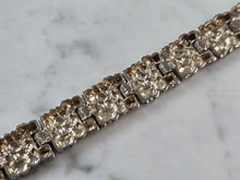 Load image into Gallery viewer, Mens Vintage Estate Sterling Silver Kabana Nugget Bracelet 27.4g E1169