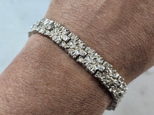 Load image into Gallery viewer, Mens Vintage Estate Sterling Silver Kabana Nugget Bracelet 27.4g E1169