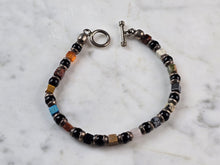 Load image into Gallery viewer, Womens Vintage Estate Sterling Silver Beaded Bracelet 13.8g E1173