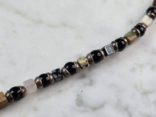Load image into Gallery viewer, Womens Vintage Estate Sterling Silver Beaded Bracelet 13.8g E1173