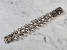 Load image into Gallery viewer, Womens Vintage Estate Sterling Silver Designer Safia Day Bracelet 43.2g E1174