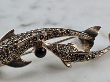Load image into Gallery viewer, Womens Vintage Estate Sterling Silver Dolphin Brooch 7.8g E1177
