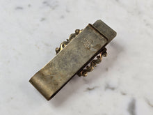 Load image into Gallery viewer, Vintage Estate Sterling Silver Incan Mayan Abalone Money Clip 20.0g E1185
