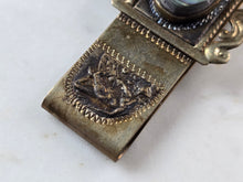 Load image into Gallery viewer, Vintage Estate Sterling Silver Incan Mayan Abalone Money Clip 20.0g E1185