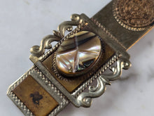Load image into Gallery viewer, Vintage Estate Sterling Silver Incan Mayan Abalone Money Clip 19.6g E1186