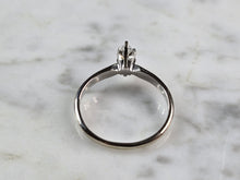 Load image into Gallery viewer, Womens Vintage Estate  14K White Gold Marquise Diamond Ring, 2.2g E1188