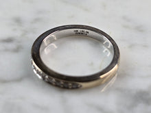 Load image into Gallery viewer, Womens Vintage Estate 14K White Gold Diamond Leo Ring Set 8.8g E1190