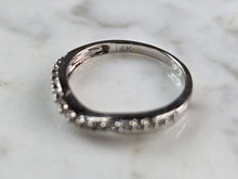 Load image into Gallery viewer, Womens Vintage Estate 14K White Gold Diamond Ring Set 5.4g E1192