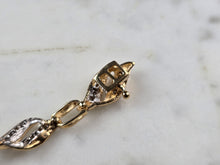Load image into Gallery viewer, Womens Vintage Estate 10K Gold Diamond Tennis Bracelet 6.7g E1196