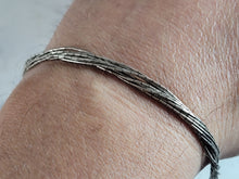 Load image into Gallery viewer, Womens Vintage Estate Twisted Sterling Silver Bracelet 4.2g #E1313