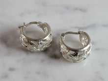 Load image into Gallery viewer, Womens Vintage Estate Sterling Silver Modernist Earrings 5.8g E1353