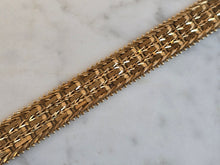 Load image into Gallery viewer, Womens Vintage Estate 14K Yellow Gold Mesh Bracelet 27.1g E1388