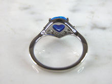 Load image into Gallery viewer, Womens Estate Sterling Silver Modernist Blue Opal Ring 1.9g E1404