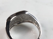 Load image into Gallery viewer, Womens Estate Sterling Silver Modernist Opal Ring 4.3g E1407