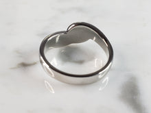 Load image into Gallery viewer, Womens Estate Sterling Silver Modernist Blue Opal Ring 3.0g E1428