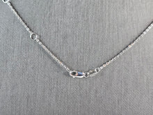 Load image into Gallery viewer, Womens Vintage Estate Sterling Silver Heart Pendant Necklace 4.4g E1436