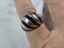 Load image into Gallery viewer, Womens Vintage Estate Sterling Silver Modernist Ring 7.3g E1449