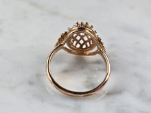 Load image into Gallery viewer, Womens Vintage Estate 14K Yellow Gold Filigree Ring 3.5g E1470