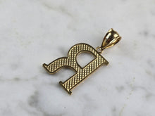 Load image into Gallery viewer, Womens Vintage Estate 14k Gold Initial "R" Pendant 1.5g E1477