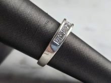 Load image into Gallery viewer, Womens Vintage Estate 14k White Gold Diamond Ring 4.1g #E1489