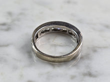 Load image into Gallery viewer, Womens Vintage Estate 14k White Gold Diamond Ring 4.1g #E1489