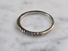 Load image into Gallery viewer, Womens Vintage Estate 14K White Gold Diamond Engagement Ring Set, 6.2g E1490