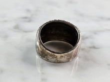Load image into Gallery viewer, Womens Vintage Estate Sterling Silver Modernist Enamel Ring 9.7g E1501