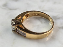 Load image into Gallery viewer, Womens Vintage Estate 14K Gold 1.0ct Diamond Ring, 4.8g E1553