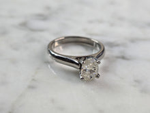 Load image into Gallery viewer, Womens Vintage Estate Platinum 0.75ct Diamond Ring, 6.6g E1558