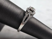 Load image into Gallery viewer, Womens Vintage Estate 14K White Gold Diamond Ring, 3.7g E1559