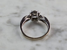 Load image into Gallery viewer, Womens Vintage Estate 14K White Gold Diamond Ring, 3.7g E1559