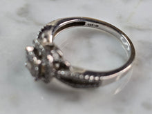 Load image into Gallery viewer, Womens Vintage Estate 14K White Gold Diamond Ring, 3.7g E1559