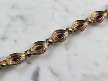 Load image into Gallery viewer, Womens Vintage Estate Sterling Silver Gold Tone Bracelet 17.9g E1566