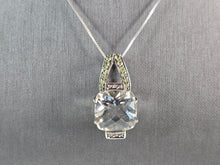 Load image into Gallery viewer, Womens Vintage Estate Sterling Silver Modernist Pendant &amp; Necklace 14.2g E1582