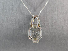 Load image into Gallery viewer, Womens Vintage Estate Sterling Silver Modernist Pendant &amp; Necklace 14.2g E1582