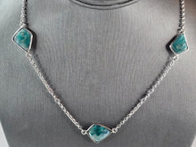 Load image into Gallery viewer, Womens Vintage Estate Sterling Silver Modernist Pendant Necklace 15.3g E1589