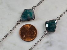 Load image into Gallery viewer, Womens Vintage Estate Sterling Silver Modernist Pendant Necklace 15.3g E1589