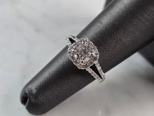 Load image into Gallery viewer, Womens Vintage Estate 14K White Gold Diamond Wedding Ring 4.4g E1603