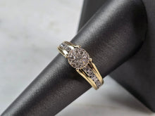Load image into Gallery viewer, Womens Vintage Estate 14K Yellow Gold Diamond Ring 4.5g E1604