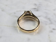 Load image into Gallery viewer, Womens Vintage Estate 14K Yellow Gold Diamond Ring 4.5g E1604
