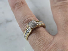 Load image into Gallery viewer, Womens Vintage Estate 14K Yellow Gold Diamond Ring 4.5g E1604