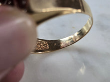 Load image into Gallery viewer, Mens Vintage Estate 14K Yellow Gold Diamond Ring 9.3g E1607