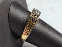 Load image into Gallery viewer, Mens Vintage Estate 14K Yellow Gold Diamond Ring 6.7g E1610