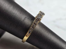 Load image into Gallery viewer, Womens Vintage Estate 14K Yellow Gold Salt &amp; Pepper Diamond Ring 2.8g #E1611
