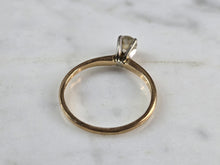 Load image into Gallery viewer, Womens Vintage Estate 14k Gold Diamond Engagement Ring 1.5g E1612
