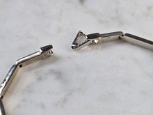 Load image into Gallery viewer, Womens Vintage Estate 14K White Gold Diamond Bracelet 7.4g E1617