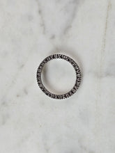 Load image into Gallery viewer, Womens Vintage Estate 10K White Gold Diamond Eternity Pendant 0.9g E1624