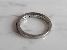 Load image into Gallery viewer, Womens Estate Sterling Silver CZ Ring 2.4g E1629