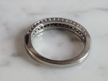 Load image into Gallery viewer, Womens Estate Sterling Silver CZ Ring 2.7g E1631